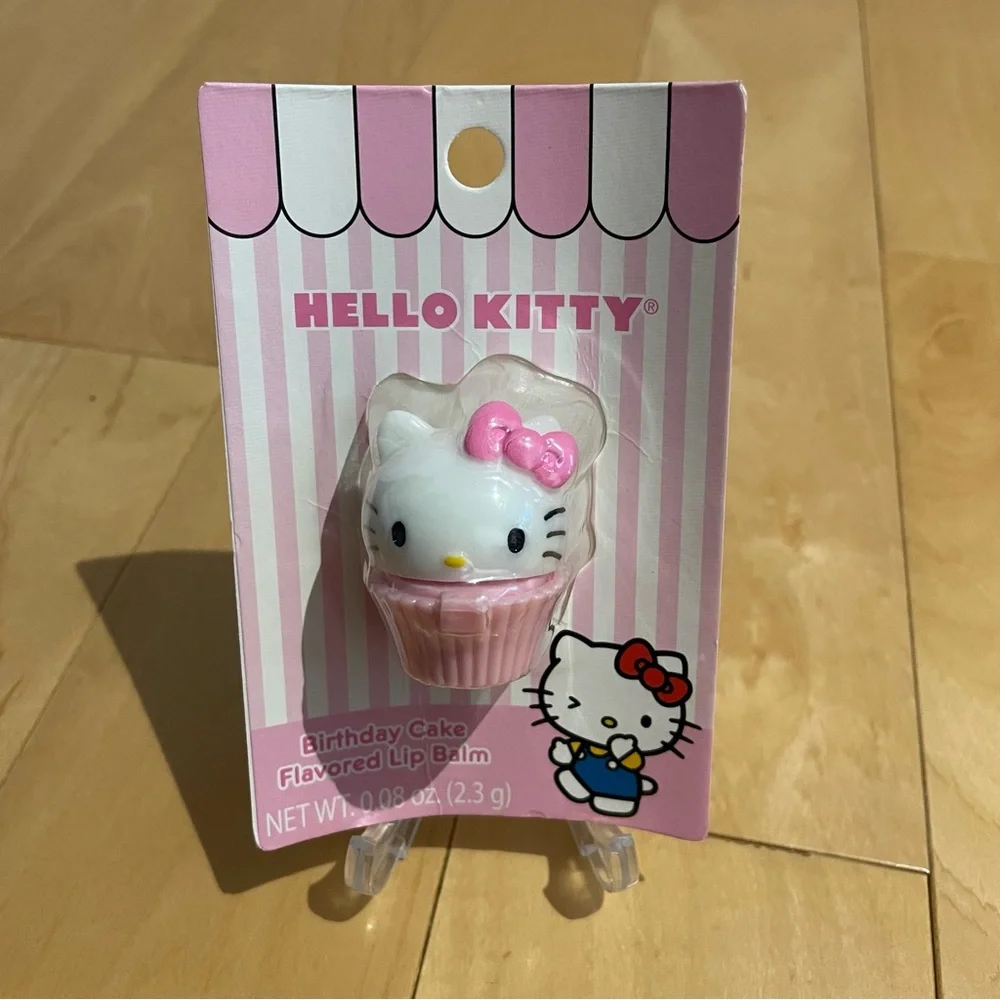 New hello kitty cupcake lip balm